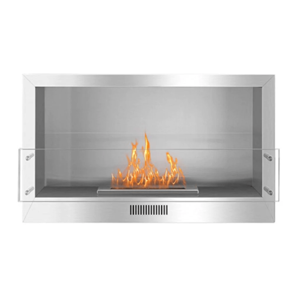 The Bio Flame 38-Inch Firebox SS Built-in Ethanol Fireplace For Discount