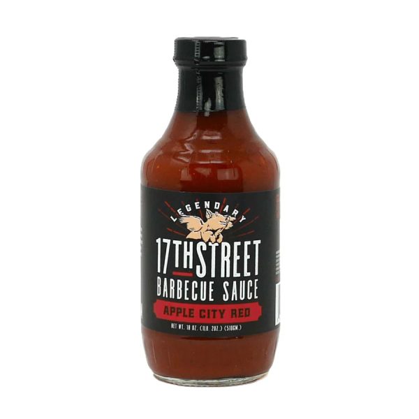 17th Street Barbecue Apple City Red 18oz Online now