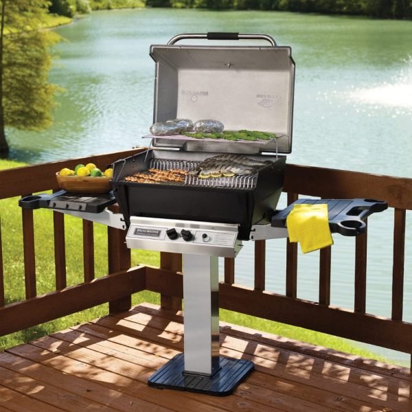 Broilmaster P3SX 26-Inch Super Premium Free Standing Post-Mounted Aluminum Gas Grill Sale - Image 4