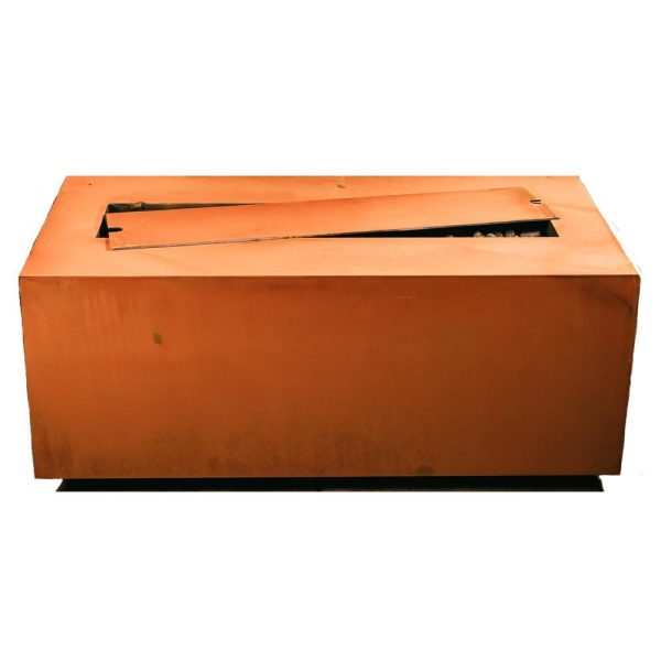 Fire Pit Art Linear 36-Inch Handcrafted Carbon Steel Gas Fire Pit For Cheap